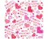 Happy valentine pattern